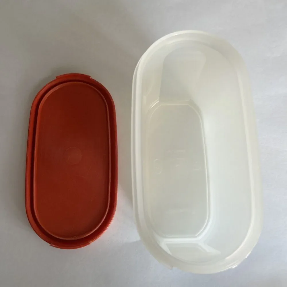 TUPPERWARE MODULAR MATE Canister  RED #1612 #1616 Lid  4 3/4 CUPS